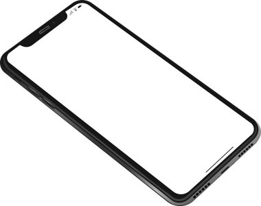 gerçekçi akıllı telefon vektör grafiklerinde yalan söyler