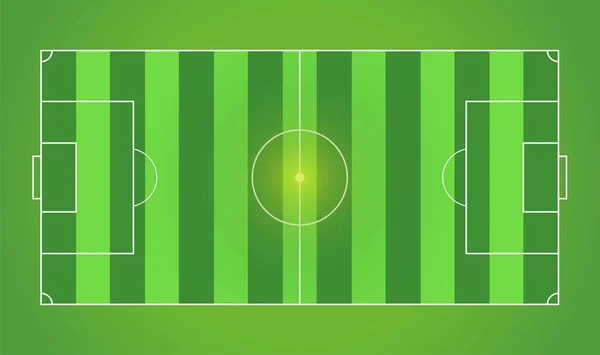 Çimenli futbol sahası, çizgili saha manzaralı