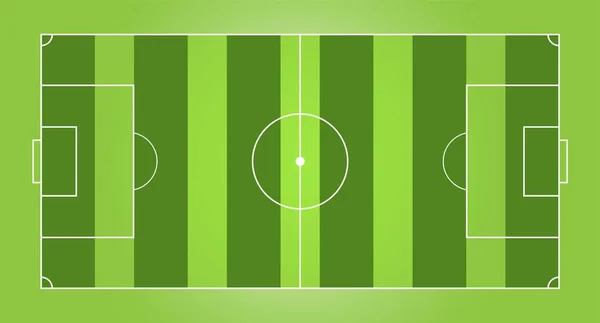 Красивая Векторная Графика Футбольного Поля — стоковый вектор