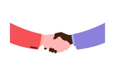 El sıkışma vektör resmi