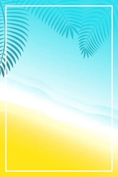 Summer vacation background — Stock Vector