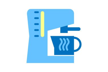 Alkışlar ikon, kahve makinesi