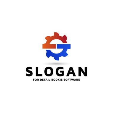 S harfi minimalist vektör logosu tasarımı.