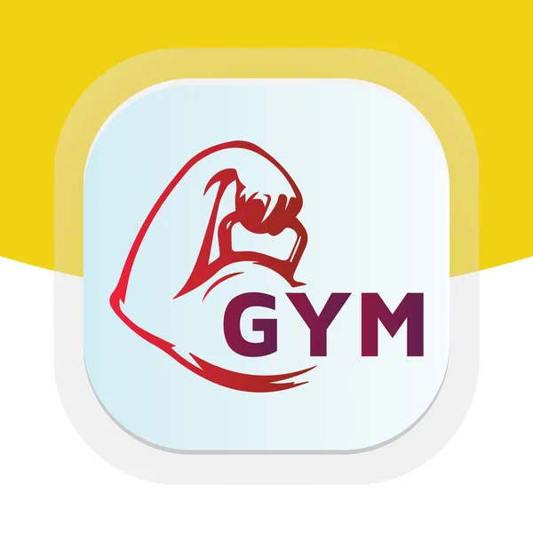 Online Voeding Fitness Coaching Met Halter Icoon Fysieke Fitness Vector — Stockvector
