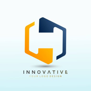 H harfi vektör logo tasarım şablonu fikri.
