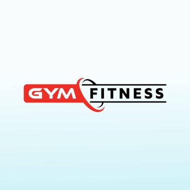 Hesap ve finans vektör fitness logosu, dambıl simgesi, Fitness Logosu Vektör İllüstrasyonu, Jimnastik Logosu Vektör Sanatı ve Grafikleri