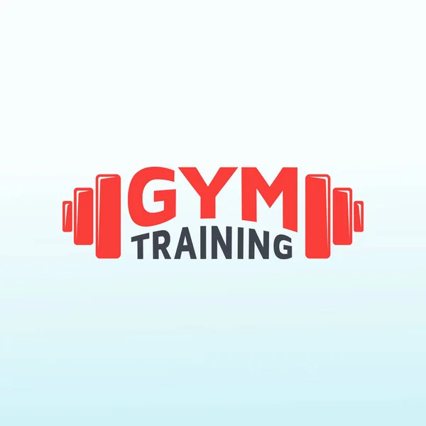 Letter Crossfit Logo Fitness Logo Dumbbell Icon Γυμναστήριο Fitness Logo — Διανυσματικό Αρχείο