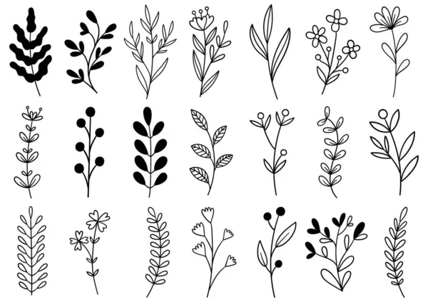 0278 el çizimi çiçekler karalama