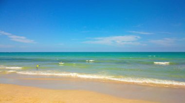 Tunus 'taki güzel Djerba plajı