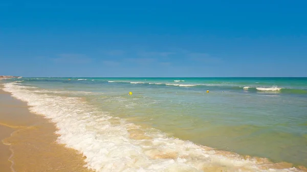 Gyönyörű Strand Djerba Tunéziában — Stock Fotó