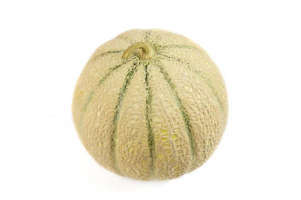 Cantaloupe Melon White Background — Stock Photo, Image