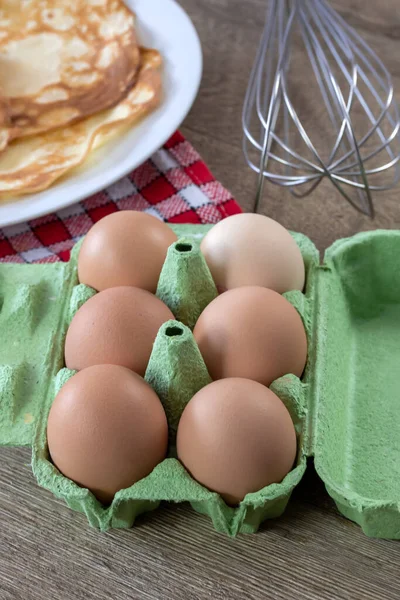 6個の卵 — ストック写真