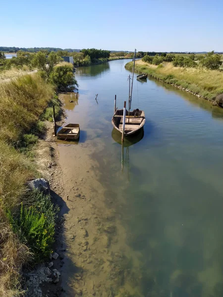 Yazın nehir manzarası.