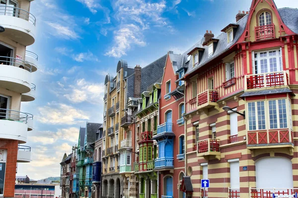 Mers Les Bains France 2015 Typical Houses Town Mers Les — Stock Photo, Image