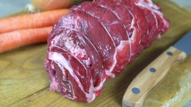 ham sığır eti yanağı, video