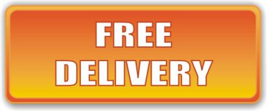 Ücretsiz Sevkiyat düğmesi illüstrasyonu