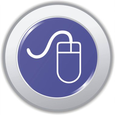 imleç simgesine sahip bilgisayar faresi beyaz üzerine izole edildi