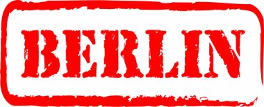 Üzerinde Berlin yazan kırmızı damga..