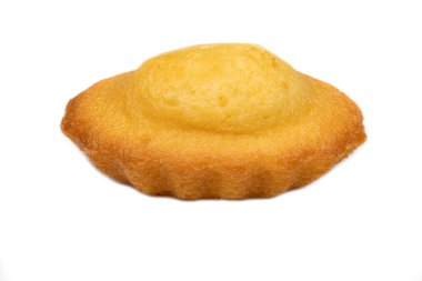 Madeleine beyaz arka planda izole edildi.