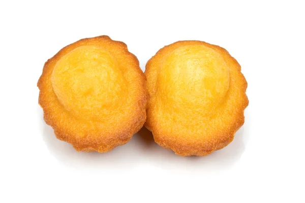 Madeleines Isolerad Vit Bakgrund — Stockfoto