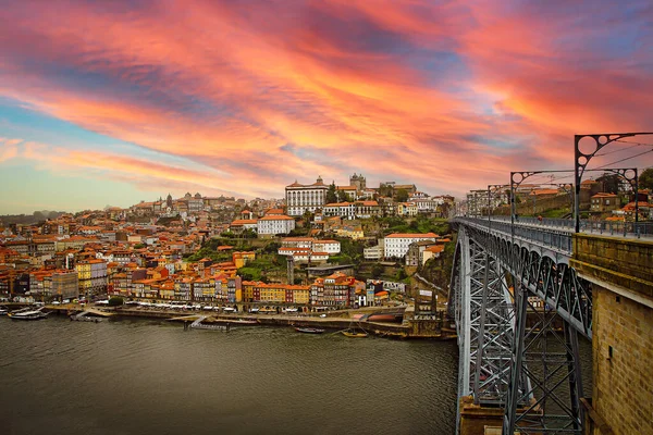 Porto Portugal 2014 Ponte Maria Pia Cidade Porto Portugal — Fotografia de Stock
