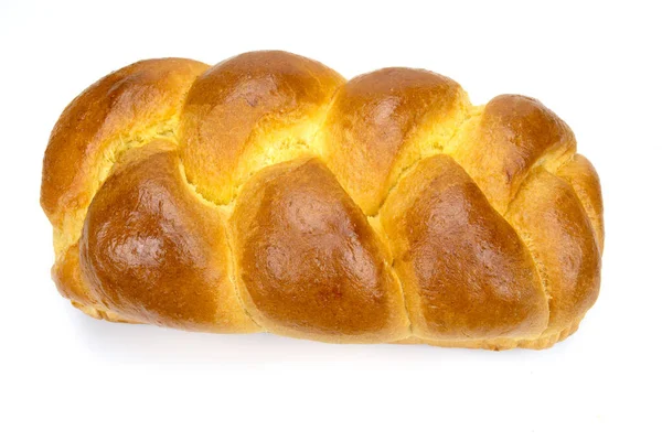 Fresh Baked Bread Isolated White Background — Stock Photo, Image