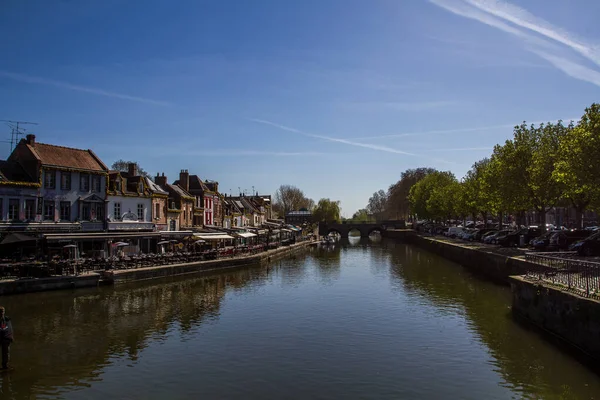 Città Cattedrale Della Città Amiens Francia — Foto Stock