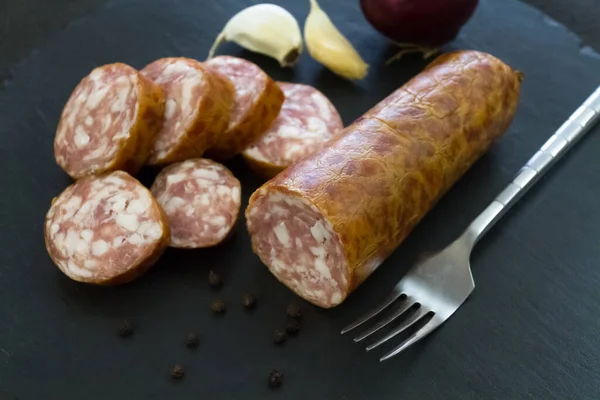 Morteaux Sausage France — Stock Photo, Image