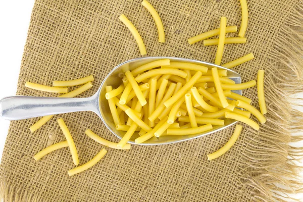 Raw Pasta Scoop — Stock Photo, Image