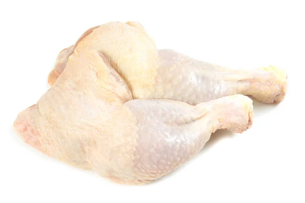 Kaki Ayam Mentah Diisolasi Pada Latar Belakang Putih — Stok Foto