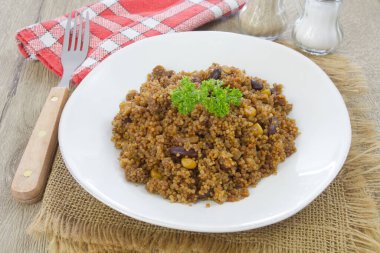 Fasulyeli ve maydanozlu lapa 