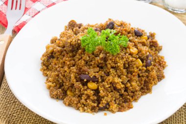 Fasulyeli ve maydanozlu lapa 