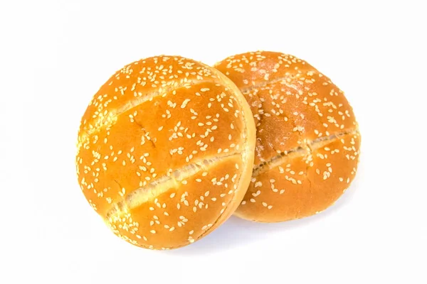 白を基調としたバーガーのパン — ストック写真