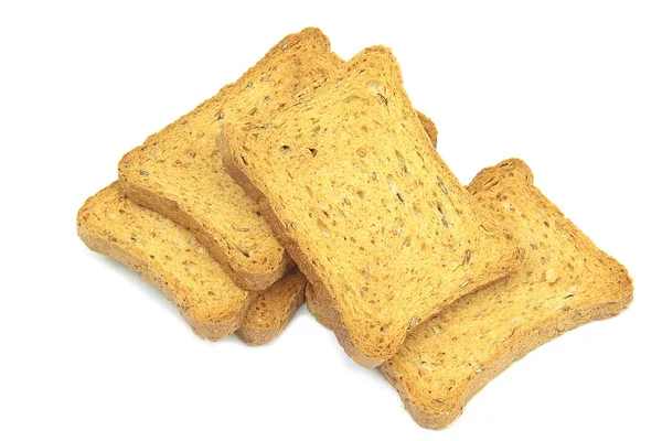 Toasts Isoliert Auf Weißem Hintergrund — Stockfoto