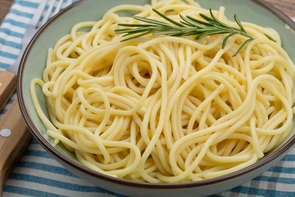 スパゲティ皿料理写真 — ストック写真