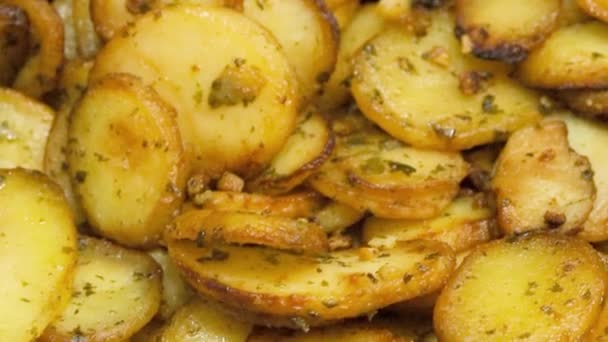 Patate Fritte Padella — Video Stock