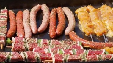 Etli barbekü çeşitleri.