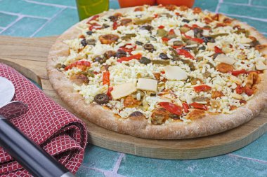 Masada vejetaryen pizza 