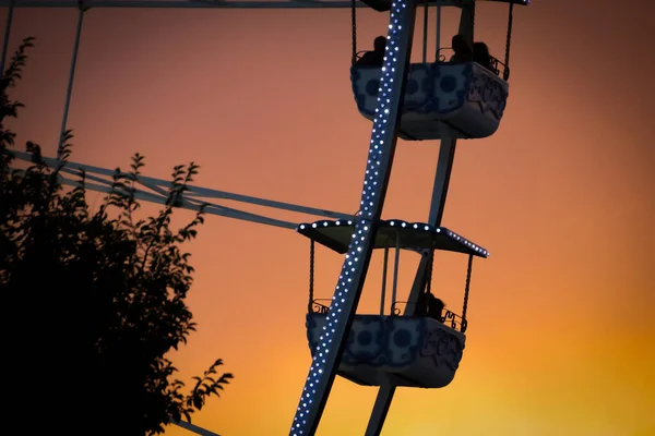 Ferris Wheel Evening Sunset — Stock Photo, Image