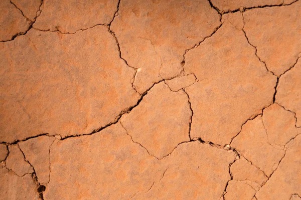 Cracked Parched Brown Soil — Stock Photo, Image