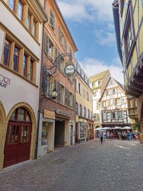 Strasbourg şehrinde Alsas evleri