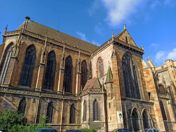 Saint Martin Kyrkan Staden Colmar Alsace — Stockfoto