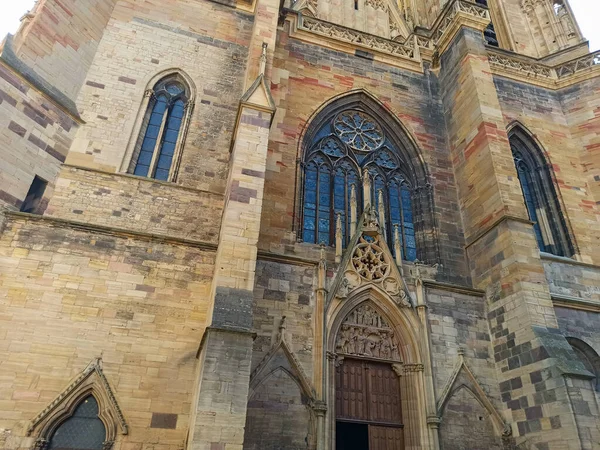 Saint Martin Kyrkan Staden Colmar Alsace — Stockfoto