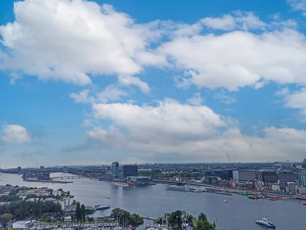 Blick Auf Den Hafen Von Amsterdam — Stockfoto