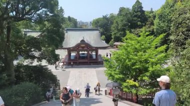 tsurugaoka hachimangu tapınak kamakura, Japonya
