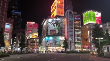 Kabukicho bölgesinde gece vakti sokak sahnesi, Shinjuku, Tokyo, Japonya