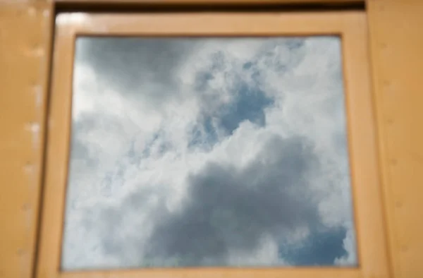 Tvorba Mraků Obloze Meteorologický Jev — Stock fotografie