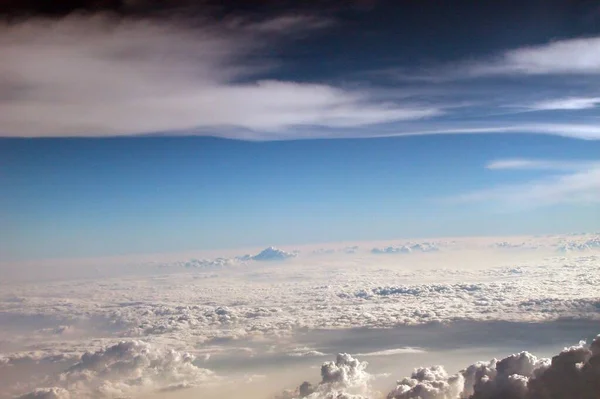 Wolkenbildung Himmel Ein Wetterphänomen Der Meteorologie — Stockfoto