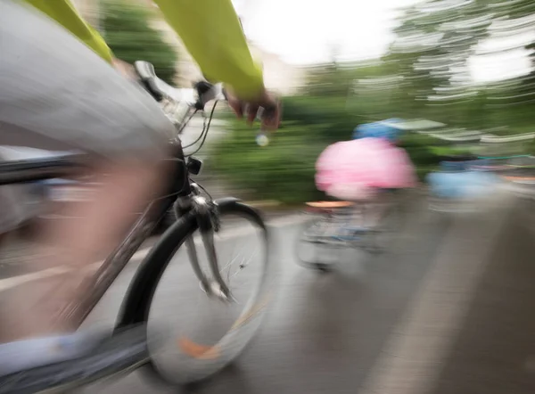 Ścieżka Rowerowa Jazdy Rowerze Przyjaznej Dla Środowiska Mobilności Transportu — Zdjęcie stockowe