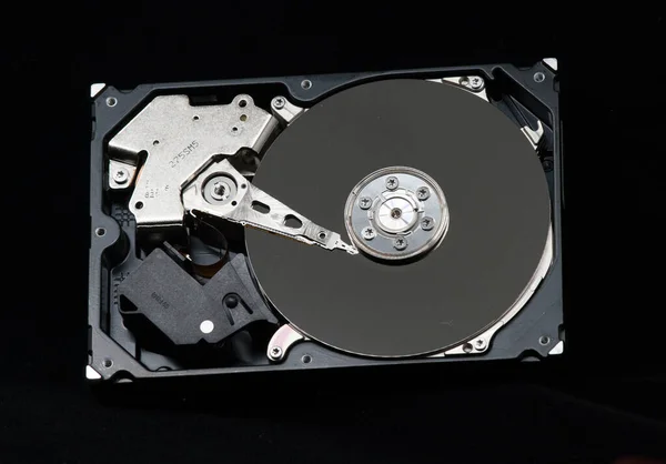 Pevný Disk Elektromechanické Paměťové Médium Pro Počítače — Stock fotografie